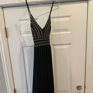 Lulus sequin top maxi dress